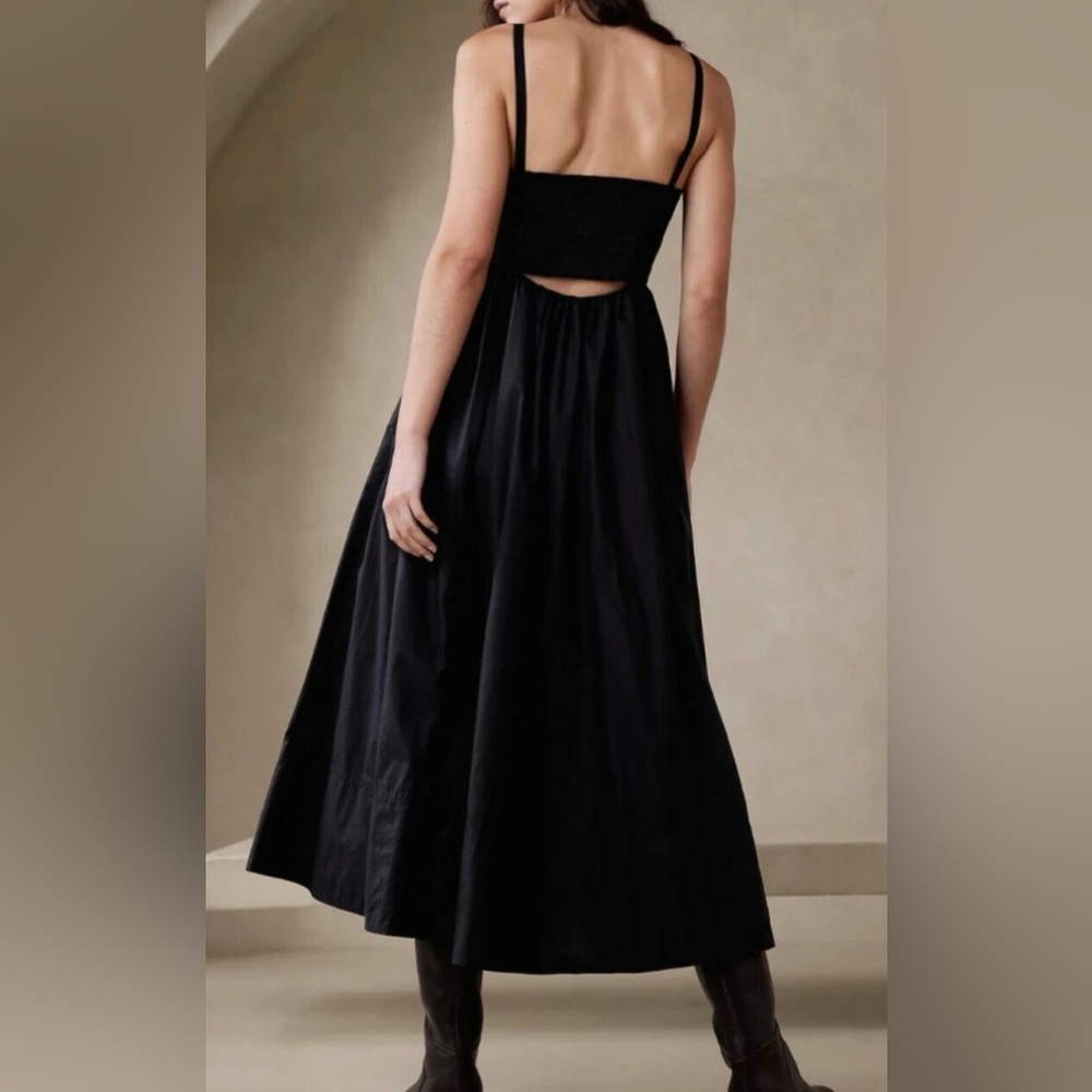 Banana Republic Isa Cotton Midi Dress - Picture 3 of 9